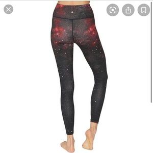 Spiritual Gangster galaxy print leggings